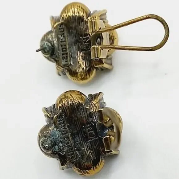 Heidi Daus Faux Pearl and Crystal Earrings - Picture 5 of 6